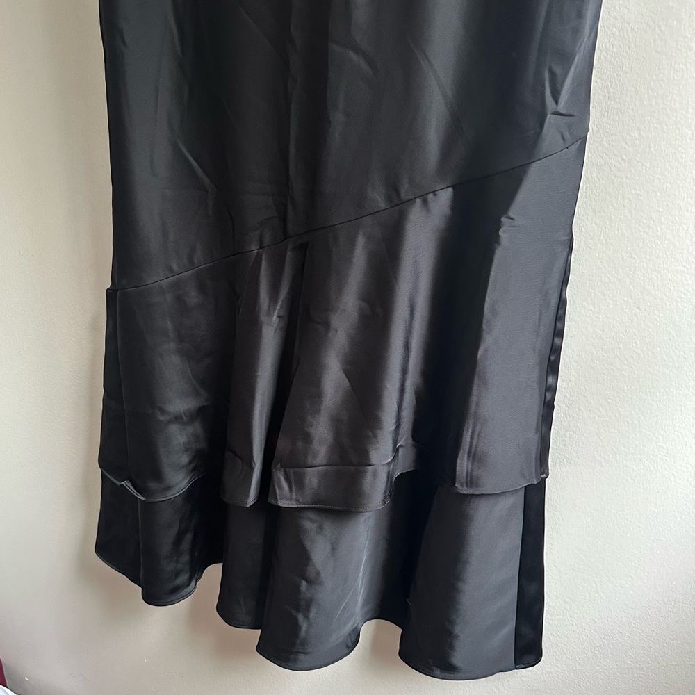 Banana Republic Factory Satin Tiered Maxi Skirt Size M - Picture 3 of 7